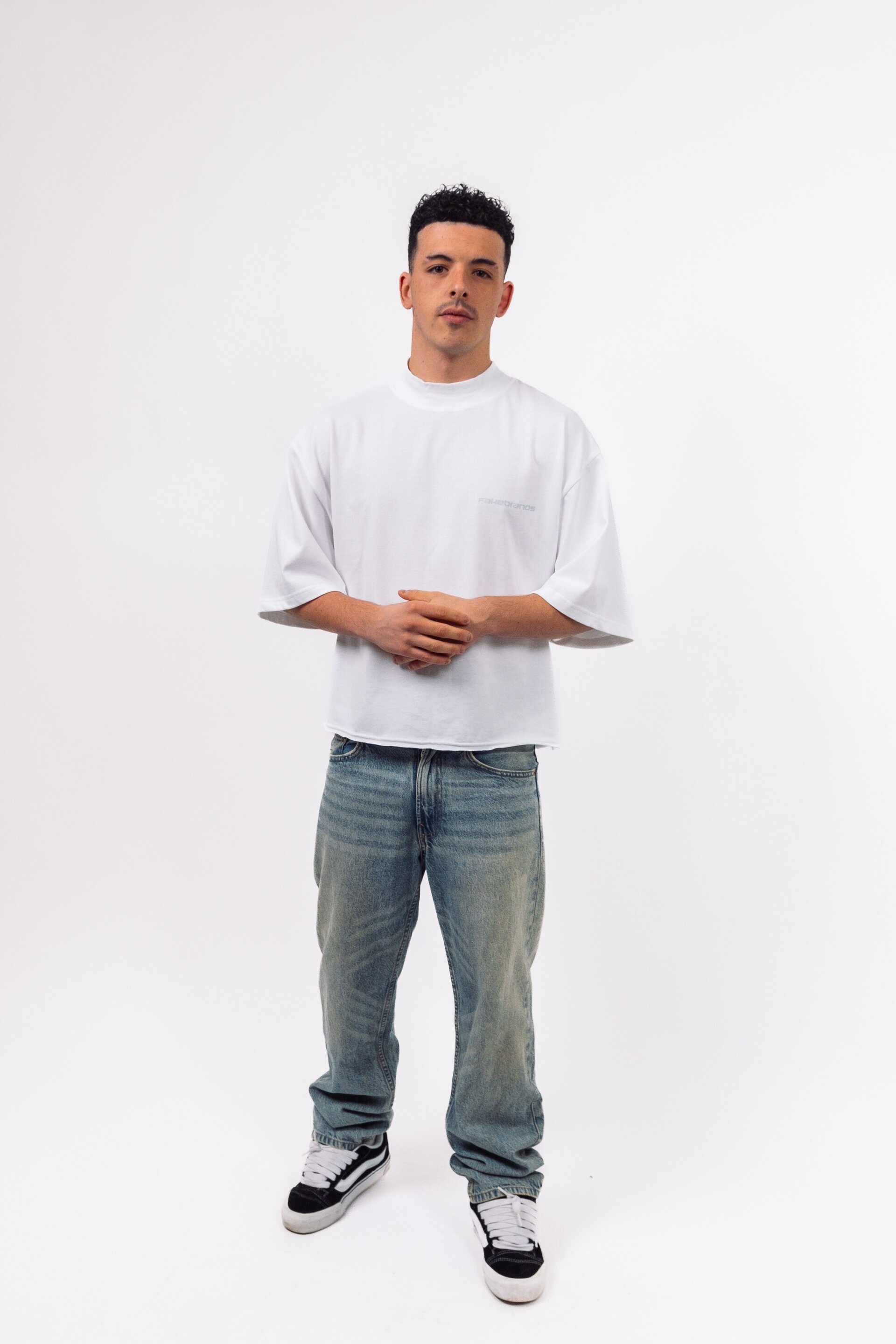 White Boxy Tee - 4