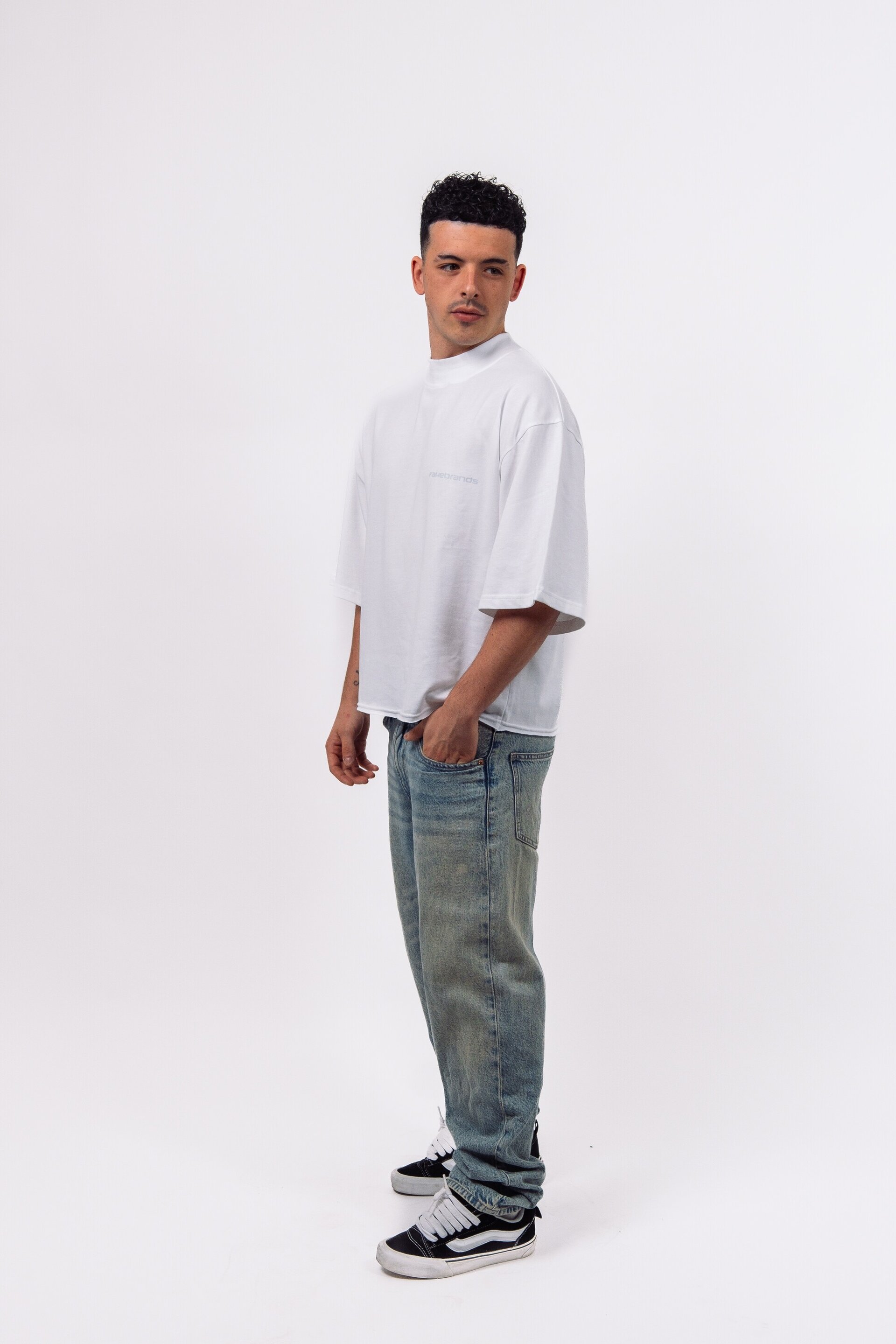 White Boxy Tee - 2
